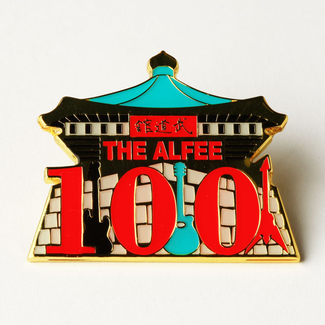 THE ALFEE 50周年×三越350周年 記念＆武道館 100回記念バッジ-