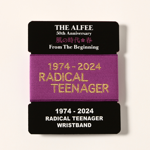 おしゃれ】 THE ALFEEリストバンド TEENAGER RADICAL 1996 